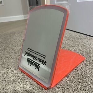 Blushy Coral Vanity Mirror with LED Light